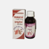 Immuron Ayurvedic Cough Syrup bottle - herbal remedy with Tulsi, Mulethi, and Sonth for cough and cold relief by Nature Grace Health Care.