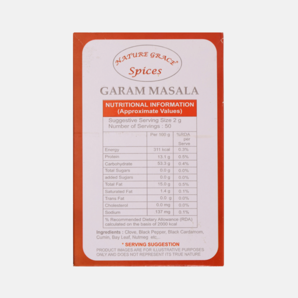 Nature Grace Health Care Garam Masala