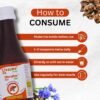 Livzone DS Syrup bottle - herbal liver tonic with Ayurvedic ingredients for liver health and detoxification by Nature Grace Health Care
