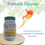 Nature Grace Triphala Churna Ayurvedic Herbal Powder for Digestion, Detox & Wellness – 100g Bottle Front View